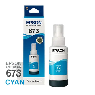 Epson 673 Cyan Ink Bottle Original - Printers